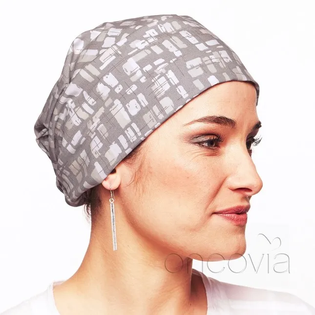 Bandana chimio pré-noué Shanghai - Oncovia
