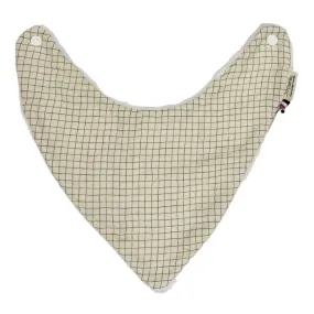 Bavoir bandana en éponge de bambou et double gaze de coton - Ecolier