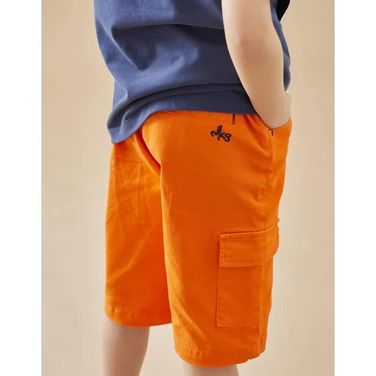 Bermuda en twill orange - Noukies