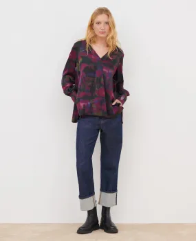 Blouse imprimée fluide