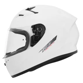 Casque Nox N961 blanc brillant, casque intégral, pas cher