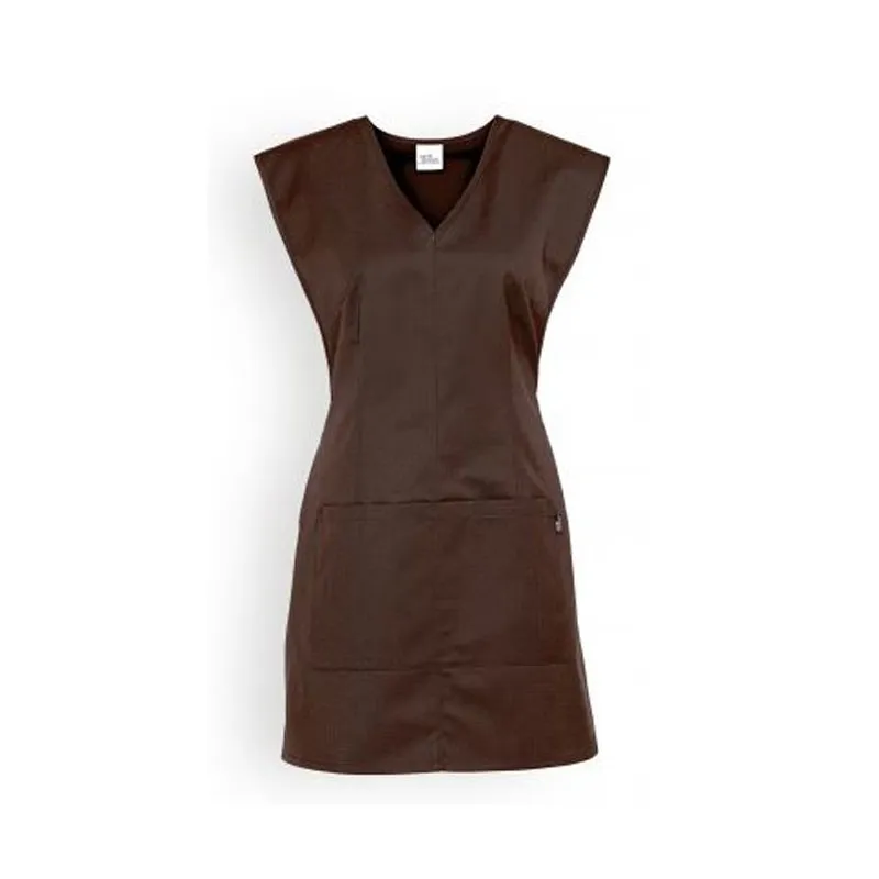 Chasuble marron col V - PROFI DRESS