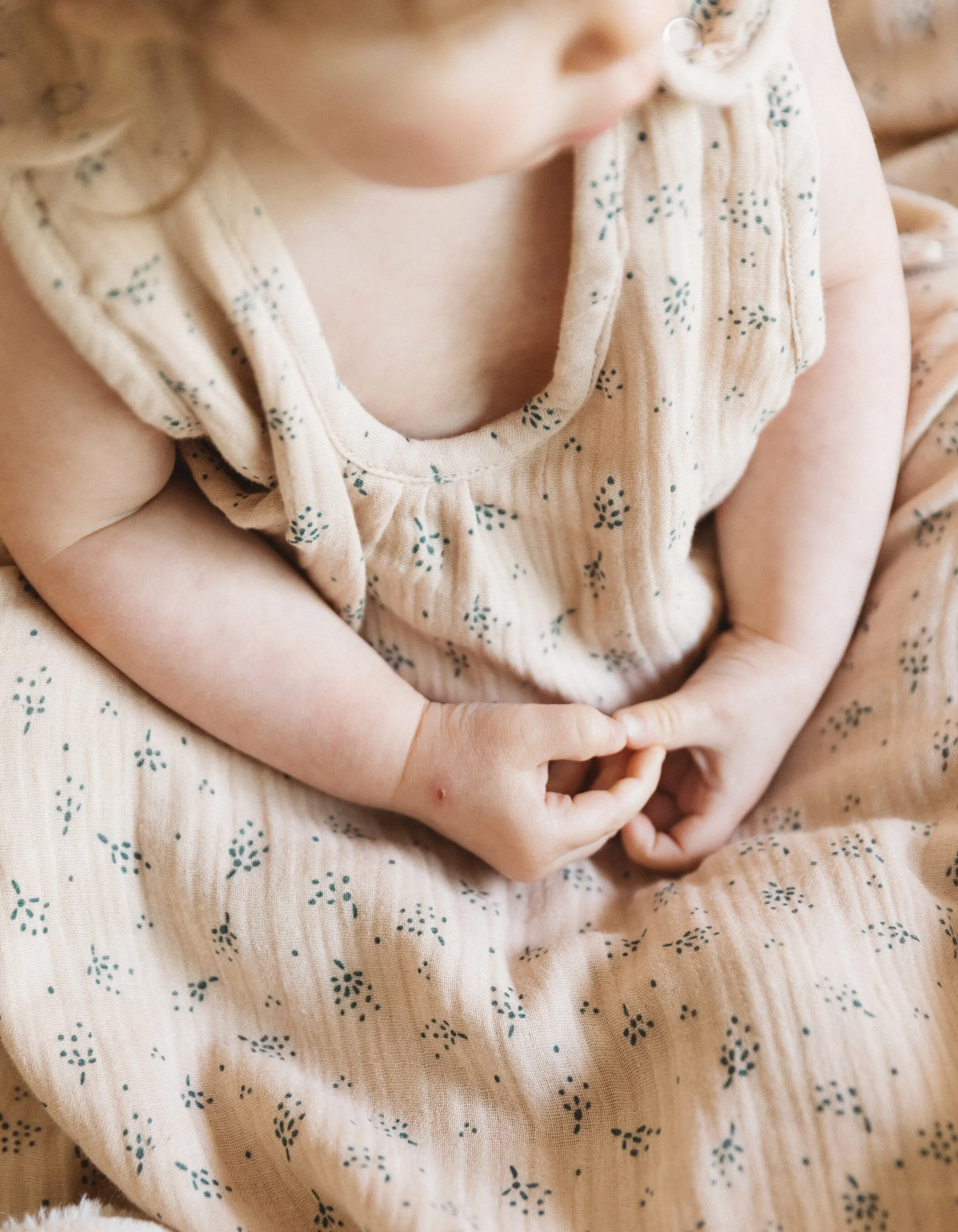 Gigoteuse hiver écrue gaze coton bio 6-18m GABRIELLE PARIS
