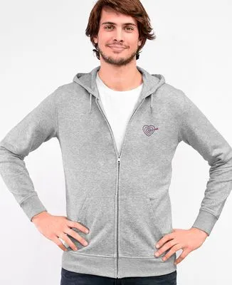 Hoodie homme Cible coeur