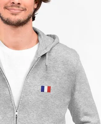 Hoodie homme Drapeau brodé personnalisé