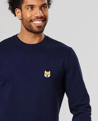 Hoodie zippé homme Shiba (brodé)