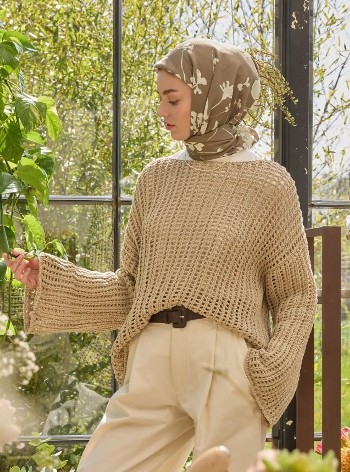 Khaki - Scarf