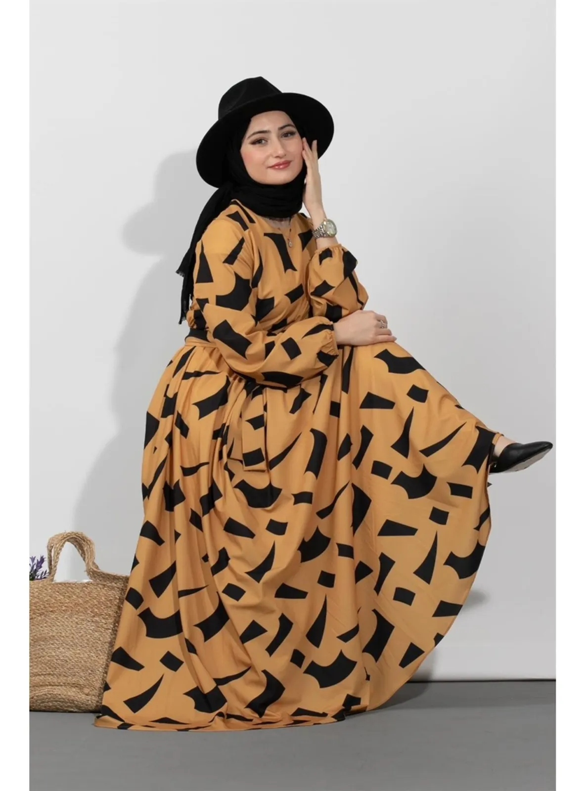 Mustard - Modest Dress