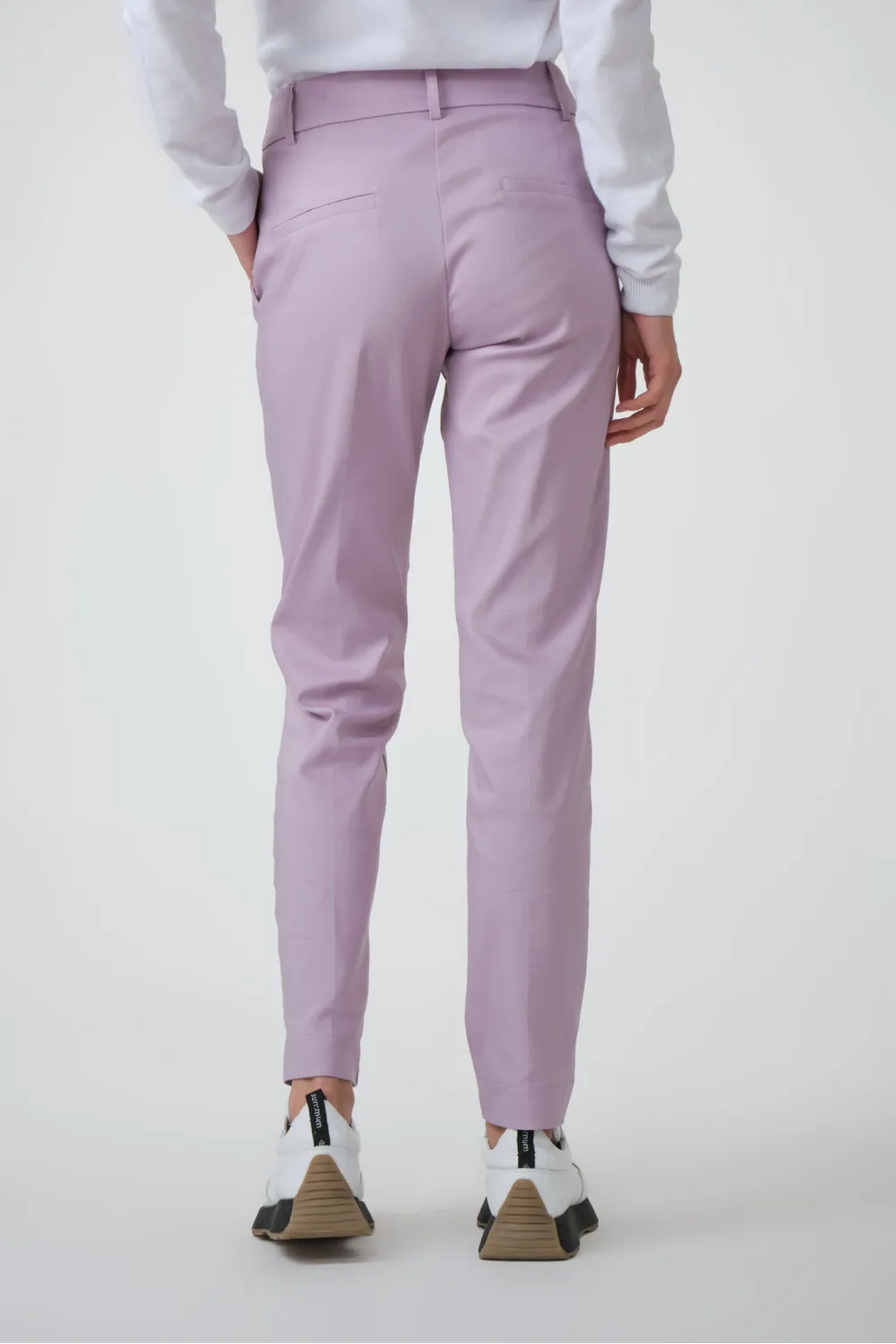 Pantalon chino femme intemporel lila, Summum - 4s100-90100 Lila | Cesare Nori