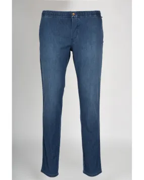Pantalon chino Redpoint grande taille bleu brut - Size-factory