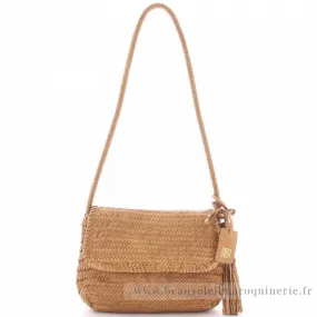 Sac bandoulière Biba Pompon franges cuir Perkins PER2L