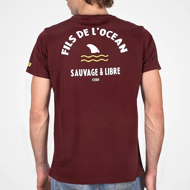T-shirt Fils de l'Océan - Prune