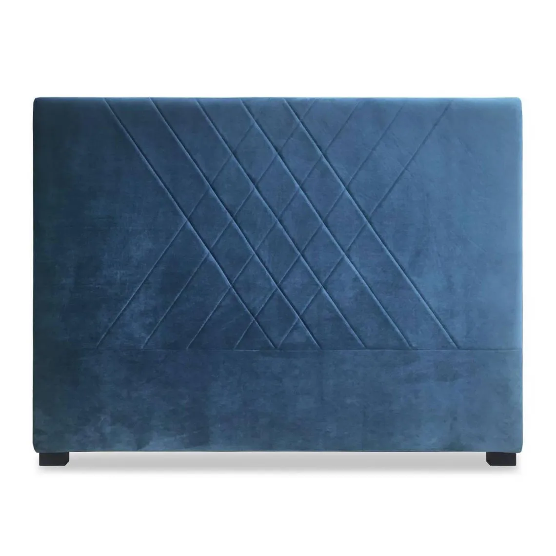 Tête de lit Diam 160cm Velours Bleu | 3 Suisses
