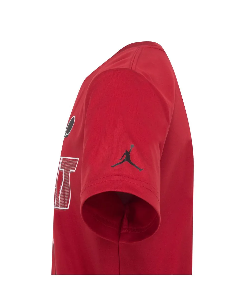 Tee-shirt Enfant JDB REFLECTIVE FLIGHT S/S TEE Rouge