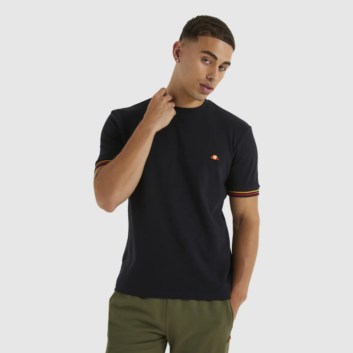Tee-shirt manches courtes en coton noir KINGS | 3 Suisses