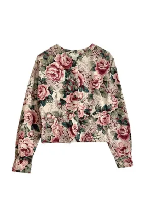 Veste à fleurs