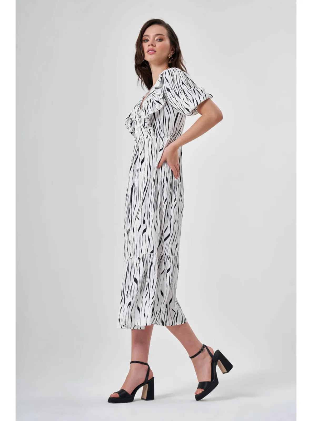 White - Modest Dress