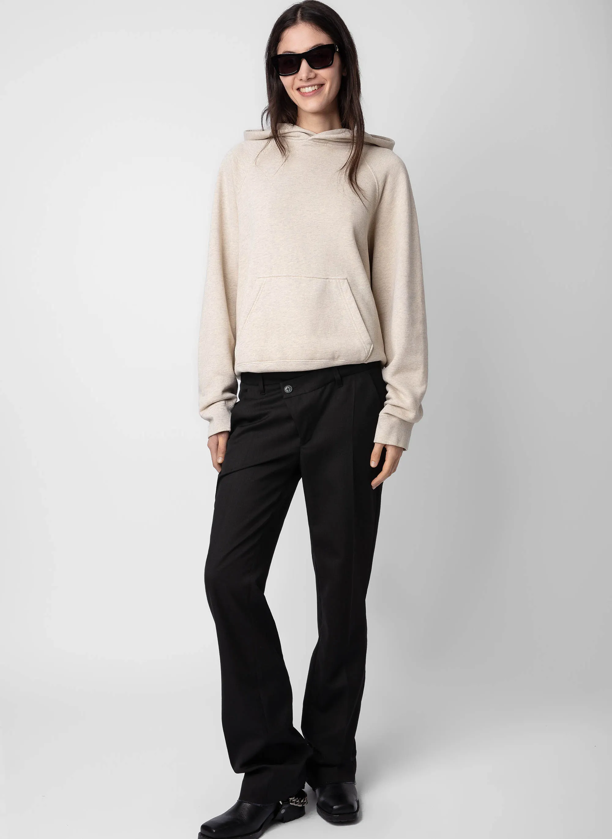 ZADIG&VOLTAIRE  Sweat oversize à capuche en coton mélangé georgy - Multicolore